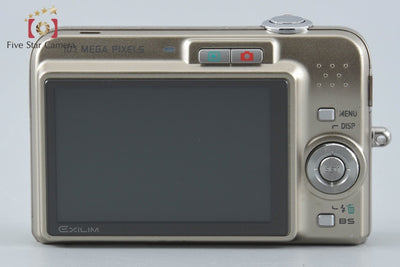 【中古】CASIO カシオ EXILIM ZOOM EX-Z1050 ゴールド コンパクトデジタルカメラ