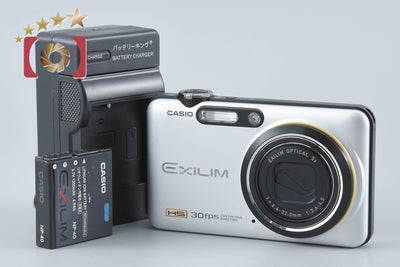 【中古】CASIO カシオ EXILIM EX-FC100 ホワイト コンパクトデジタルカメラ
