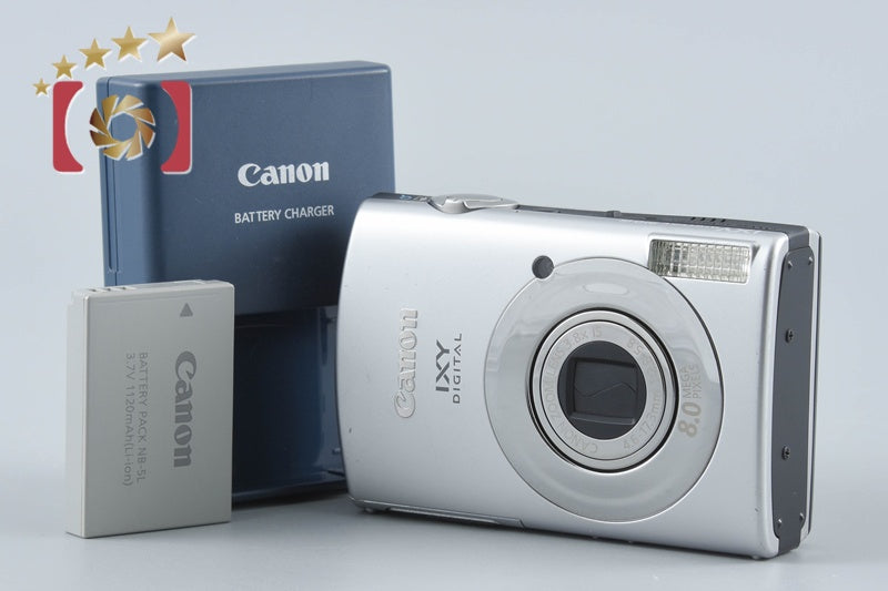 【中古】Canon キヤノン IXY DIGITAL 910 IS シルバー コンパクトデジタルカメラ