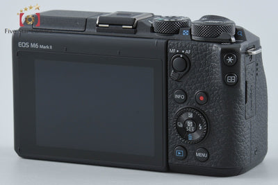 【中古】Canon キヤノン EOS M6 Mark II ブラック ミラーレス一眼カメラ