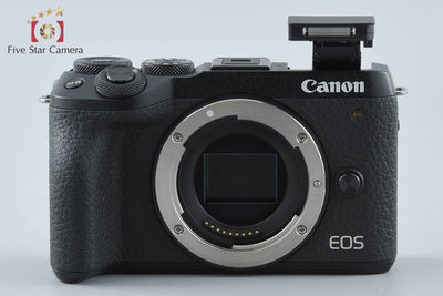 【中古】Canon キヤノン EOS M6 Mark II ブラック ミラーレス一眼カメラ