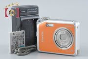 【中古】FUJIFILM 富士フイルム FinePix V10 オレンジ コンパクトデジタルカメラ