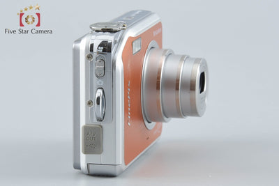 【中古】FUJIFILM 富士フイルム FinePix V10 オレンジ コンパクトデジタルカメラ