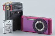【中古】PENTAX ペンタックス Optio LS465 ルビーピンク コンパクトデジタルカメラ