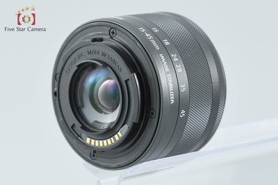 【中古】Canon キヤノン EF-M 15-45mm f/3.5-6.3 IS STM ブラック