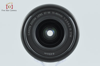 【中古】Canon キヤノン EF-M 15-45mm f/3.5-6.3 IS STM ブラック