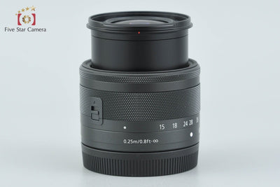 【中古】Canon キヤノン EF-M 15-45mm f/3.5-6.3 IS STM ブラック