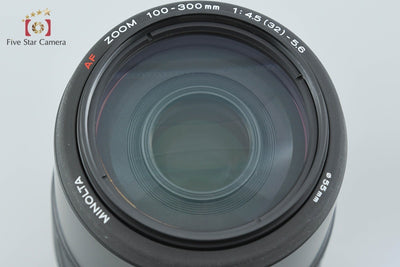 【中古】MINOLTA ミノルタ AF ZOOM 100-300mm f/4.5-5.6 ソニー/ミノルタAマウント用
