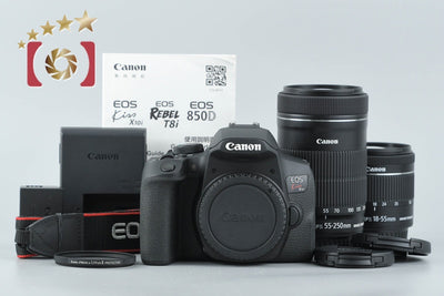 【中古】Canon キヤノン EOS Kiss X10i ダブルズームキット シャッター回数僅少
