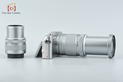 【中古】OLYMPUS オリンパス PEN Lite E-PL3 ダブルズームレンズキット シルバー