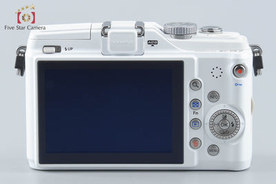 【中古】OLYMPUS オリンパス PEN Lite E-PL2 ホワイト ミラーレス一眼カメラ シャッター回数僅少