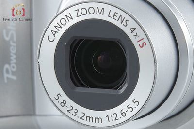 【中古】Canon キヤノン PowerShot A570 IS シルバー コンパクトデジタルカメラ