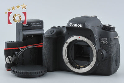 【中古】Canon キヤノン EOS 760D デジタル一眼レフカメラ シャッター回数僅少