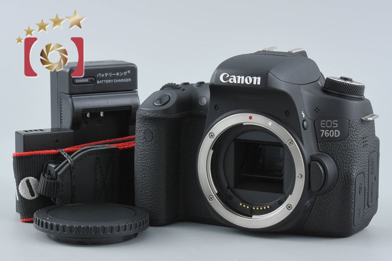 【中古】Canon キヤノン EOS 760D デジタル一眼レフカメラ シャッター回数僅少