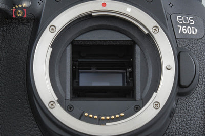 【中古】Canon キヤノン EOS 760D デジタル一眼レフカメラ シャッター回数僅少