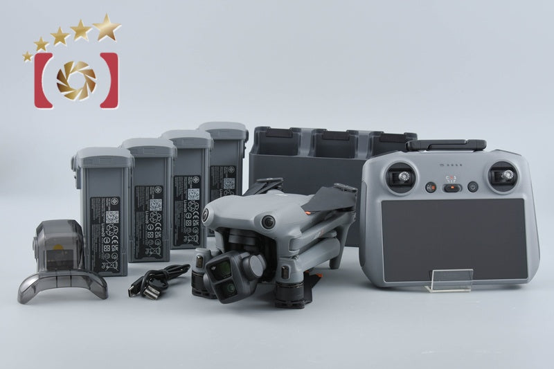 【中古】DJI ディージェーアイ Air 3 カメラドローン DJI RC2付属