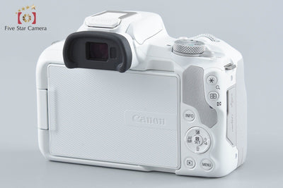 【中古】Canon キヤノン EOS R50 ダブルズームキット ホワイト シャッター回数僅少 元箱付き