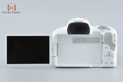 【中古】Canon キヤノン EOS R50 ダブルズームキット ホワイト シャッター回数僅少 元箱付き