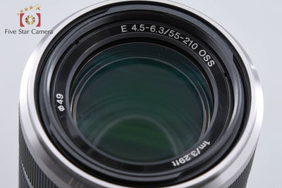 【中古】SONY ソニー E 55-210mm f/4.5-6.3 OSS SEL55210 シルバー