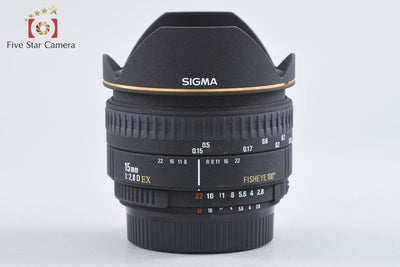 【中古】SIGMA シグマ 15mm f/2.8 D EX FISHEYE ニコン用