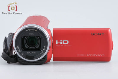 【中古】SONY ソニー ハンディカム HDR-CX680 レッド デジタルビデオカメラ 多言語対応