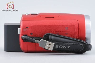【中古】SONY ソニー ハンディカム HDR-CX680 レッド デジタルビデオカメラ 多言語対応