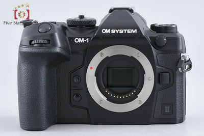 【中古】OM SYSTEM (OLYMPUS) オーエム システム OM-1 Mark II ブラック ミラーレス一眼カメラ シャッター回数僅少