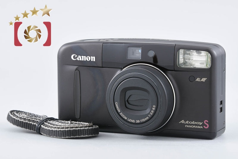 【中古】Canon キヤノン Autoboy S PANORAMA ブラウンブラック コンパクトフィルムカメラ