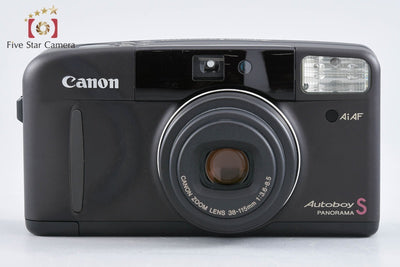 【中古】Canon キヤノン Autoboy S PANORAMA ブラウンブラック コンパクトフィルムカメラ
