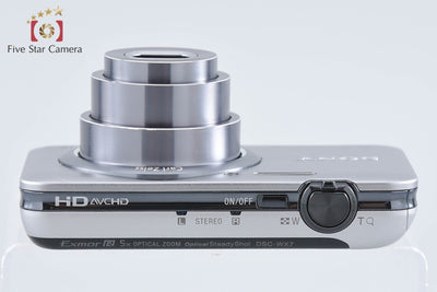 【中古】SONY ソニー Cyber-shot DSC-WX7 シルバー デジタルスチルカメラ