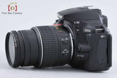 【中古】Nikon ニコン D5500 ブラック 18-55mm VR II レンズキット