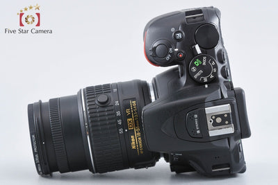 【中古】Nikon ニコン D5500 ブラック 18-55mm VR II レンズキット