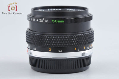 【中古】OLYMPUS オリンパス ZUIKO AUTO-S 50mm f/1.8
