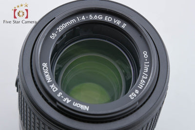 【中古】Nikon ニコン AF-S DX NIKKOR 55-200mm f/4-5.6 G II ED VR