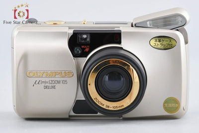 【中古】OLYMPUS オリンパス μ[mju:] ZOOM 105 DELUXE コンパクトフィルムカメラ