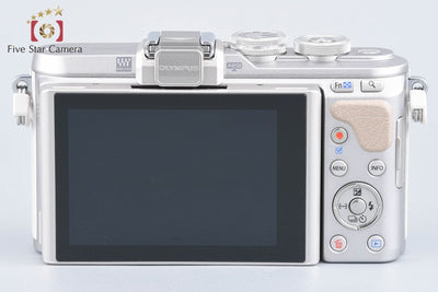 【中古】OLYMPUS オリンパス PEN E-PL8 EZ ダブルズームキット ホワイト シャッター回数僅少 元箱付き