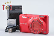 【中古】Nikon ニコン COOLPIX S6400 グロッシーレッド コンパクトデジタルカメラ