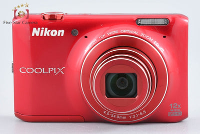 【中古】Nikon ニコン COOLPIX S6400 グロッシーレッド コンパクトデジタルカメラ
