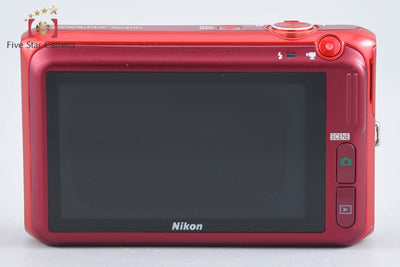 【中古】Nikon ニコン COOLPIX S6400 グロッシーレッド コンパクトデジタルカメラ