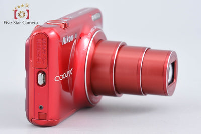 【中古】Nikon ニコン COOLPIX S6400 グロッシーレッド コンパクトデジタルカメラ