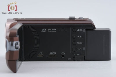 【中古】Panasonic パナソニック HC-W585M ブラウン ビデオカメラ