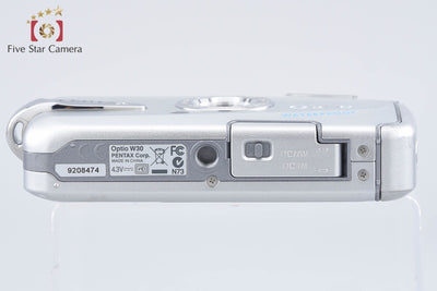 【中古】PENTAX ペンタックス Optio W30 シルバー 防水デジタルカメラ
