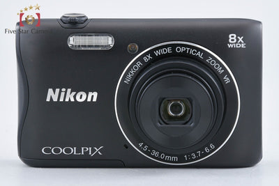 【中古】Nikon ニコン COOLPIX S3700 ブラック コンパクトデジタルカメラ