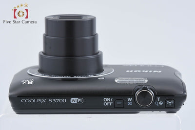 【中古】Nikon ニコン COOLPIX S3700 ブラック コンパクトデジタルカメラ