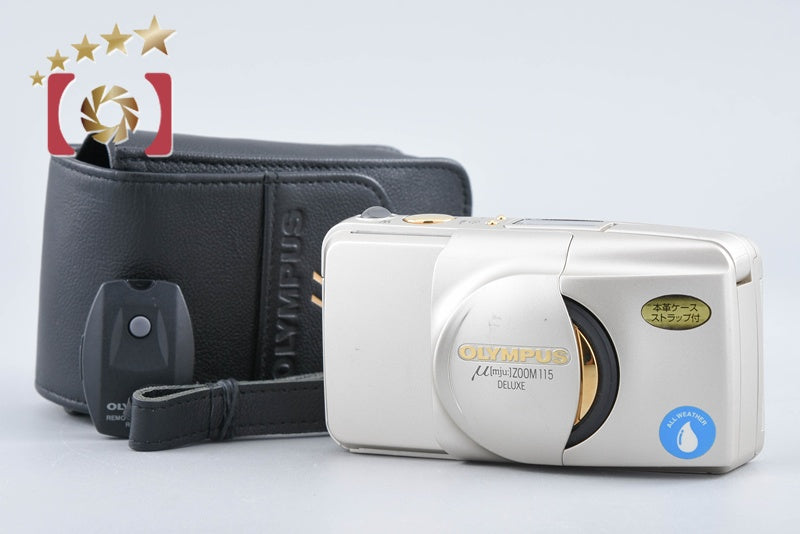 【中古】OLYMPUS オリンパス μ[mju:] ZOOM 115 DELUXE コンパクトフィルムカメラ