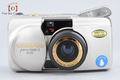 【中古】OLYMPUS オリンパス μ[mju:] ZOOM 115 DELUXE コンパクトフィルムカメラ