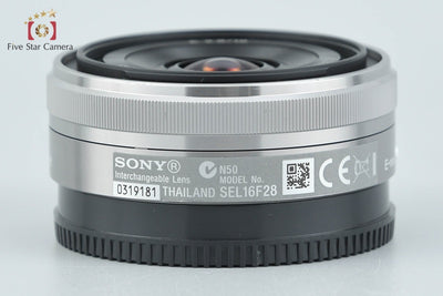 【中古】SONY ソニー E 16mm f/2.8 SEL16F28