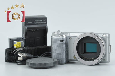 【中古】SONY ソニー α NEX-5N シルバー ミラーレス一眼カメラ