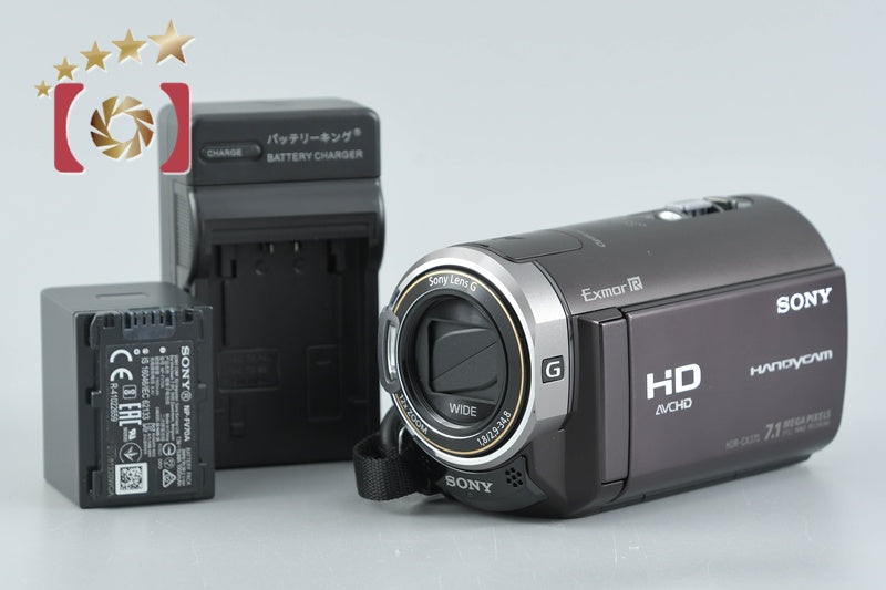 【中古】SONY ソニー HANDYCAM HDR-CX370V ブラウン ビデオカメラ