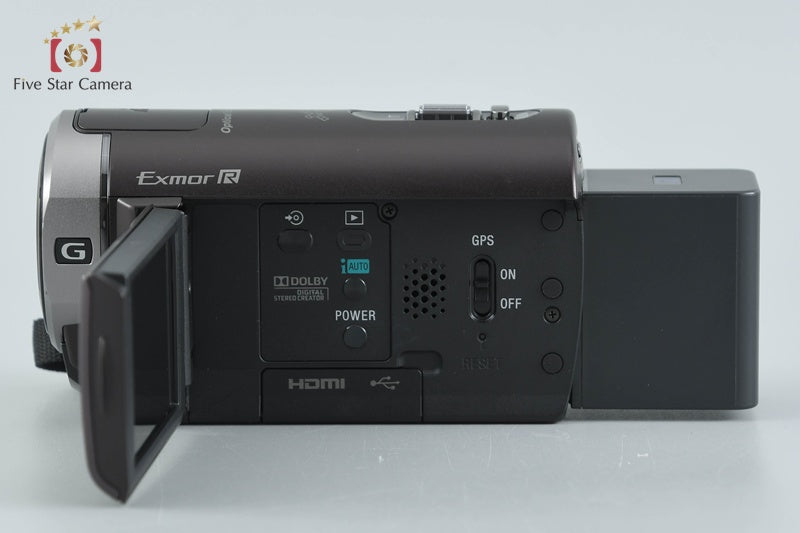 中古】SONY ソニー HANDYCAM HDR-CX370V ブラウン ビデオカメラ – Five